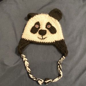Knit tight panda toque